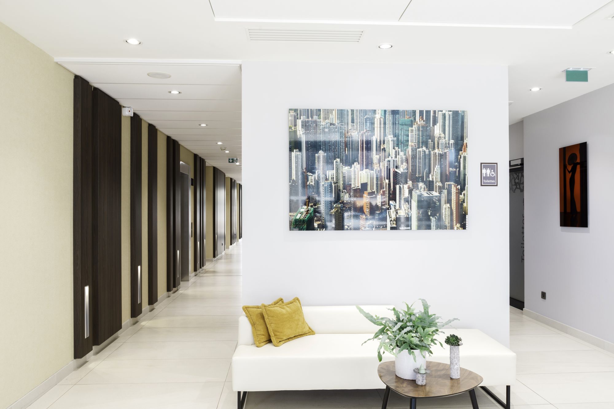 Espace d'attente Hôtel Marriott